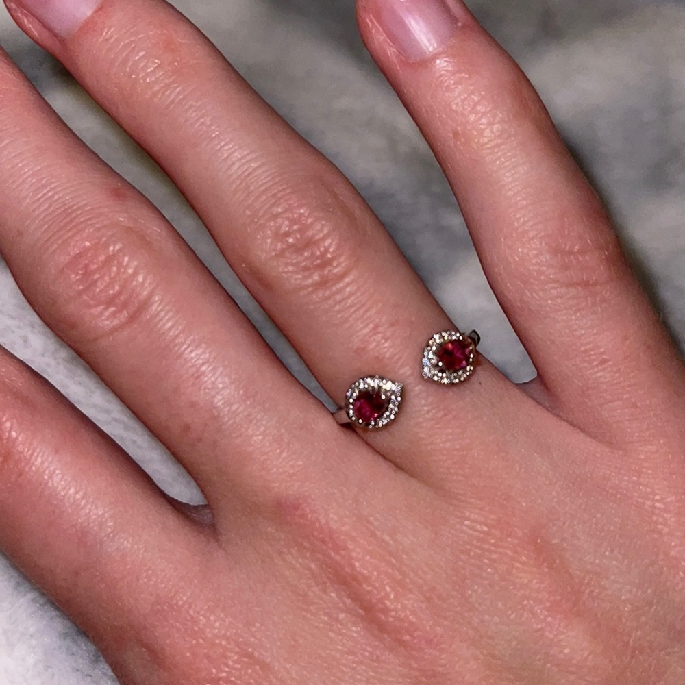 Bomb party Lab created ruby ring